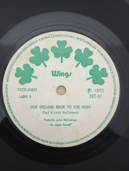 Compacto Vinil Wings Give Ireland Back To The Irish