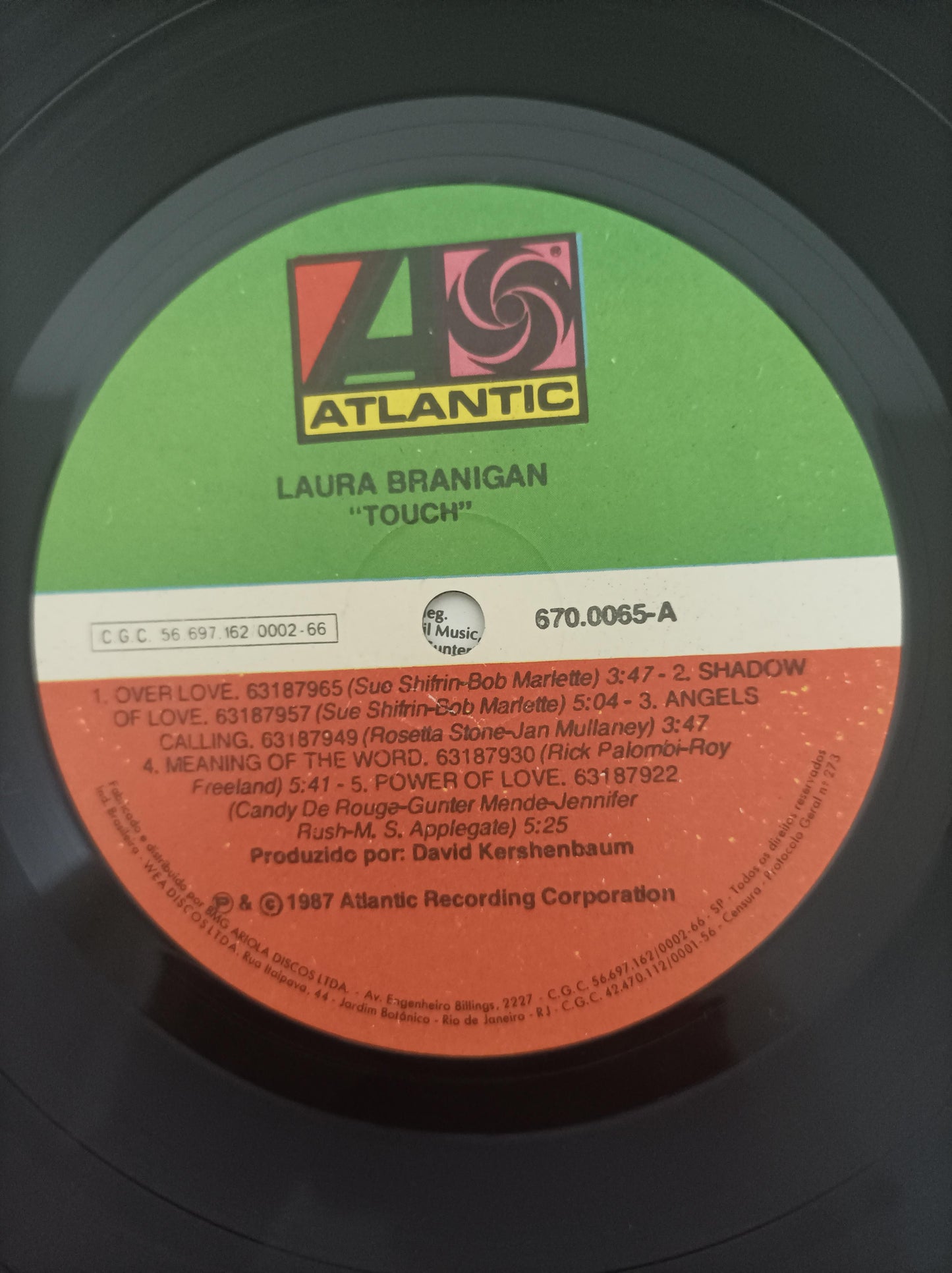 Lp Vinil Laura Branigan Touch Com Encarte