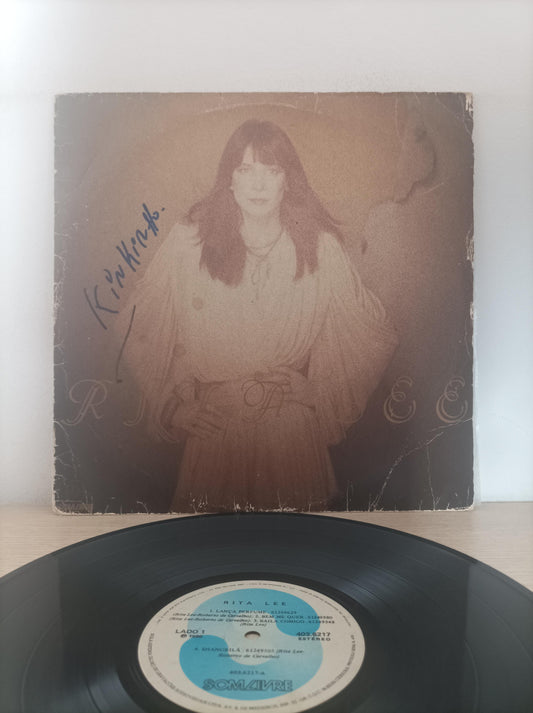 Disco Vinil 1980 Rita Lee Com Encarte A, Leia