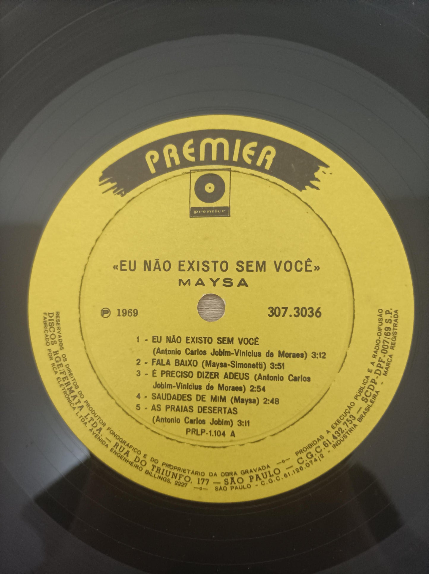 Lp Vinil Maysa Matarazzo Eu Não Existo Sem Você