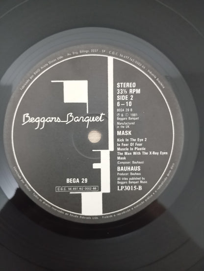 Lp Vinil Bauhaus Mask Capa Dupla