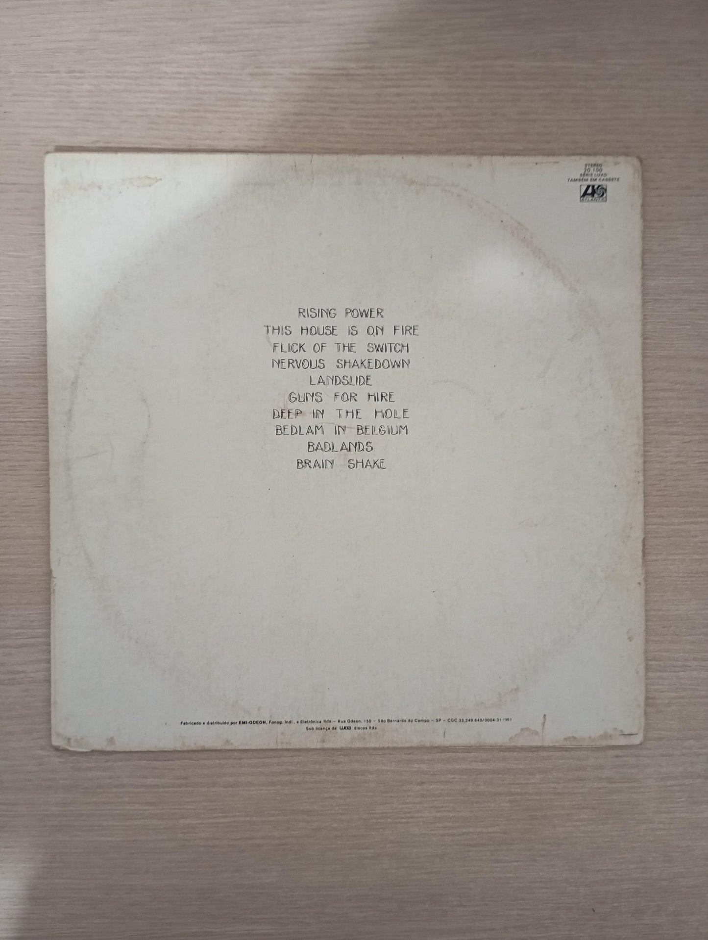 Lp Vinil AC/DC Flick Of The Switch