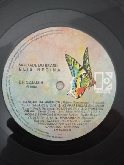 Lp Vinil Box Saudade Do Brasil Elis Regina Leia