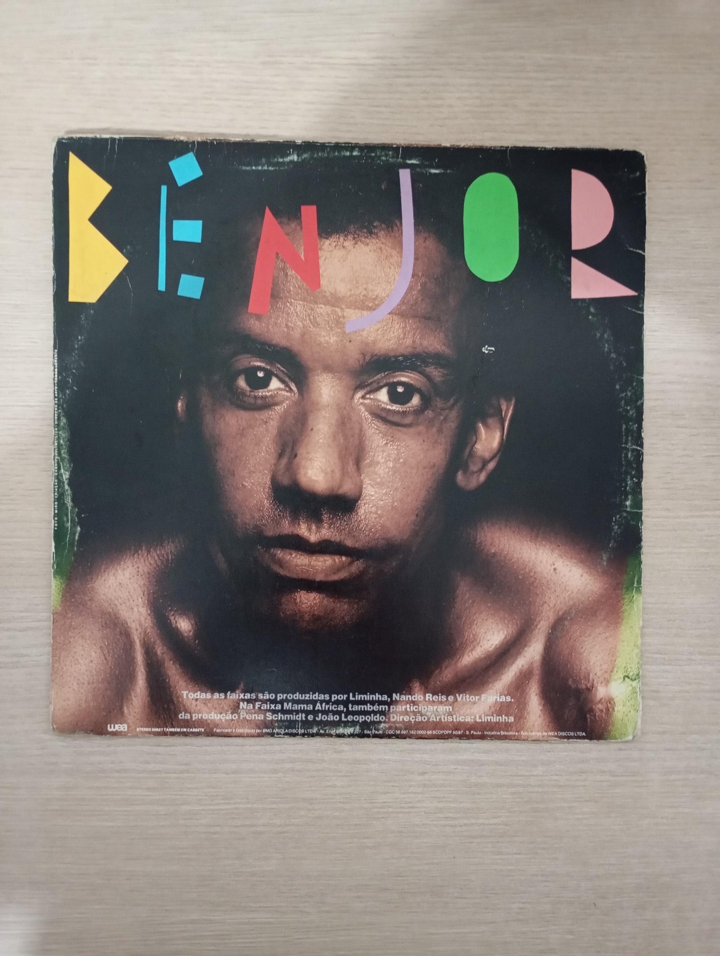 Disco Vinil Benjor 1989 Jorge Ben Com Encarte A