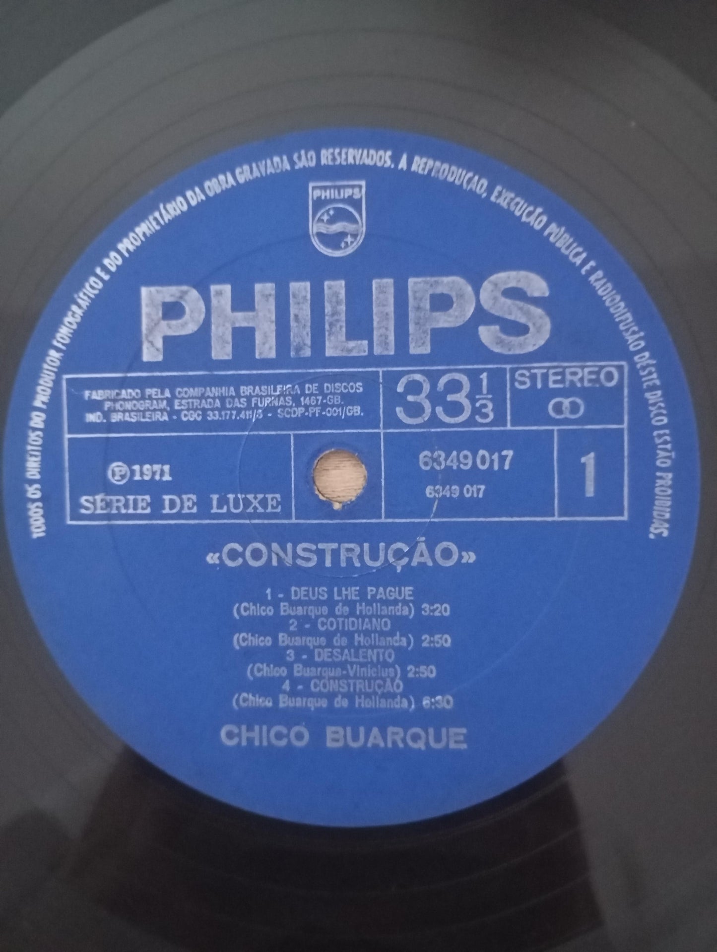 Lp Vinil Chico Buarque Construção