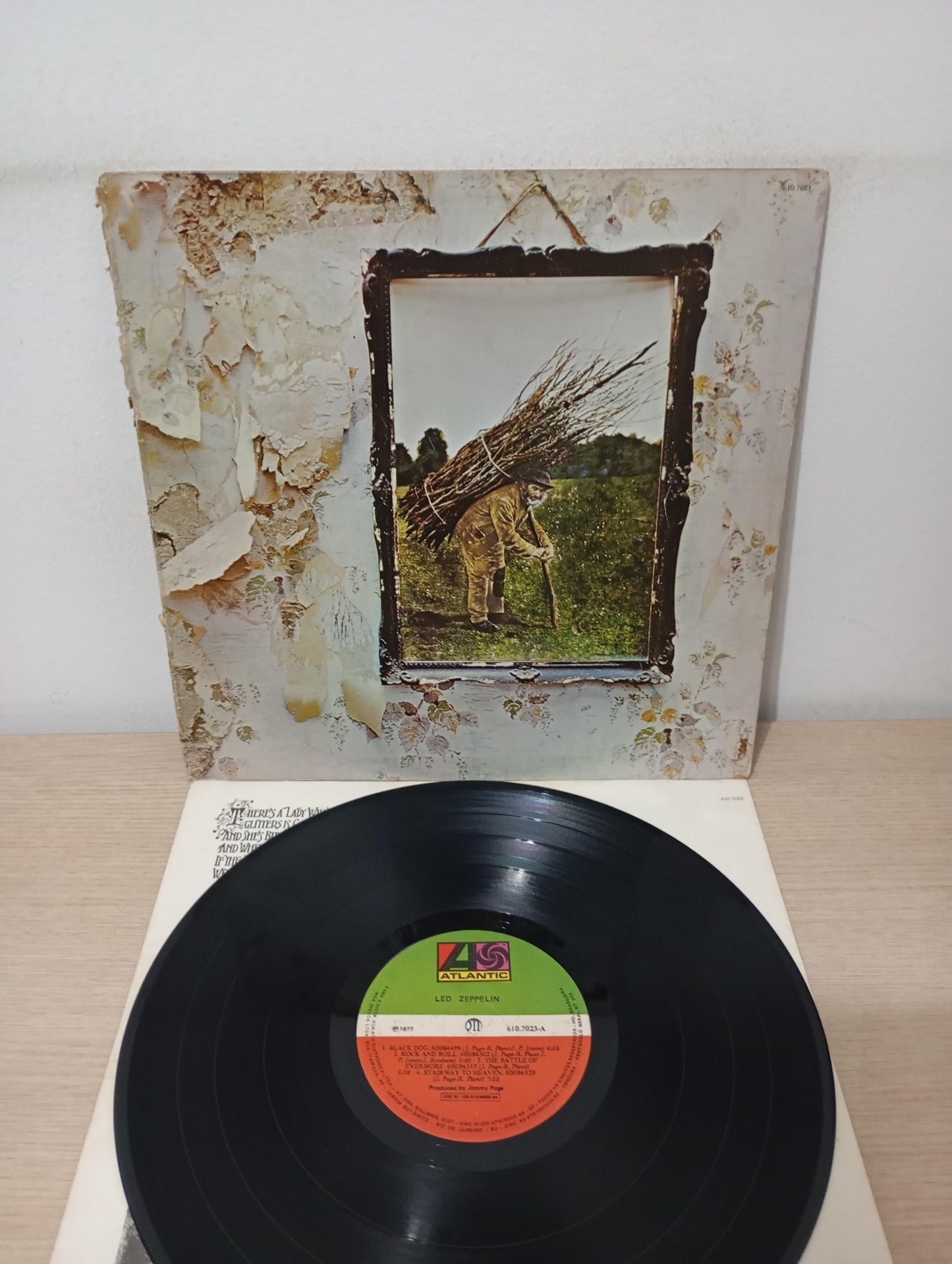 Lp Vinil Led Zeppelin IV 4 Capa Dupla Com Encarte
