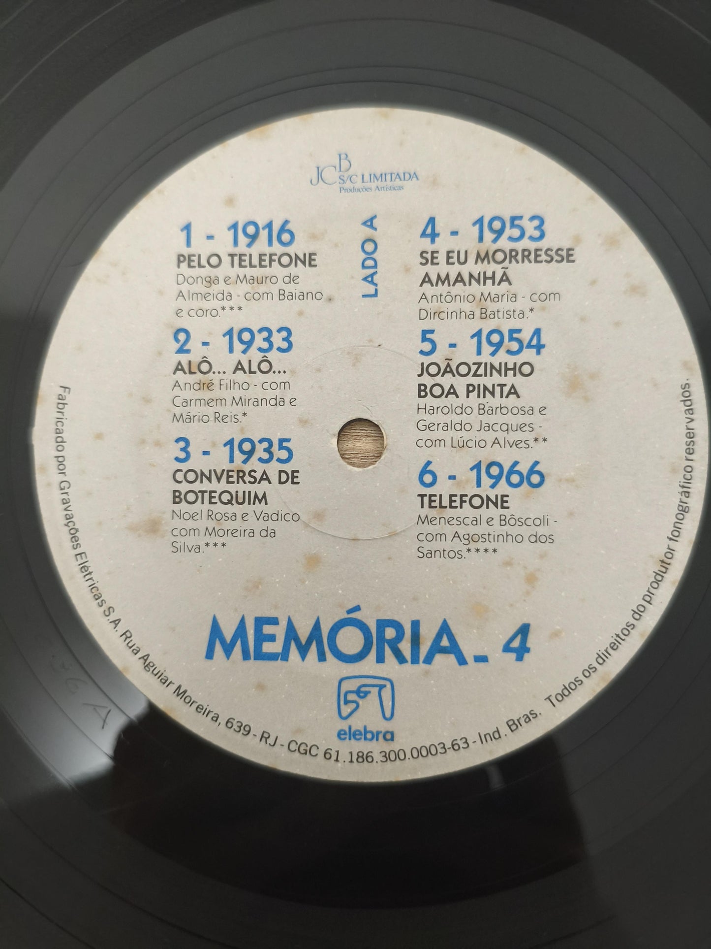 Lp Vinil Memória Vol. 4 Capa Dupla