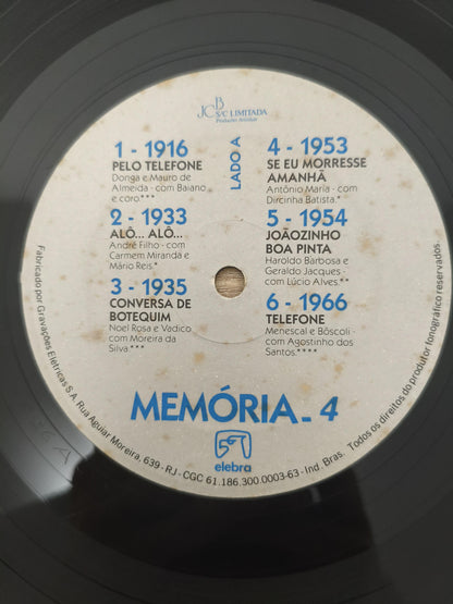 Lp Vinil Memória Vol. 4 Capa Dupla
