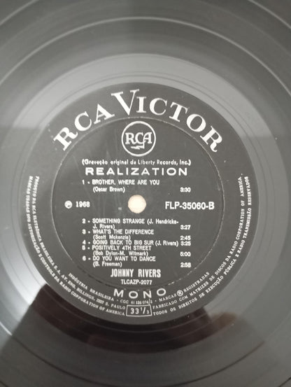 Disco Vinil Realization Johnny Rivers A