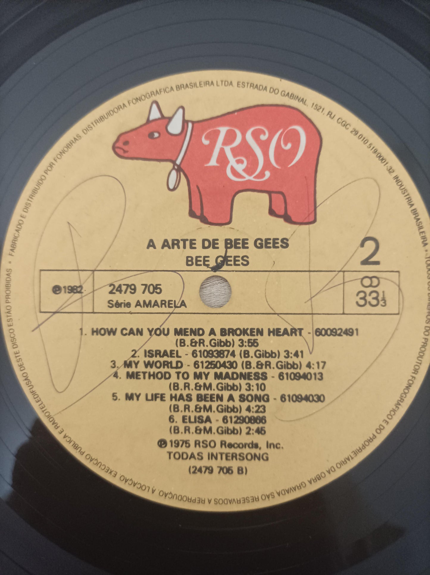 Lp Vinil Bee Gees A arte de Duplo