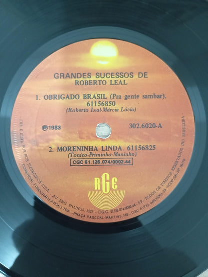Compacto Vinil Roberto Leal Grandes Sucessos de