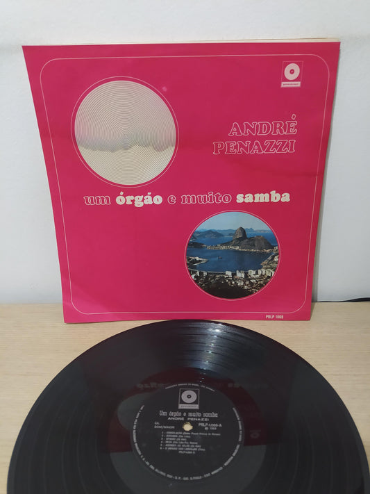 Lp Vinil André Penazzi Um Órgão E Muito Samba