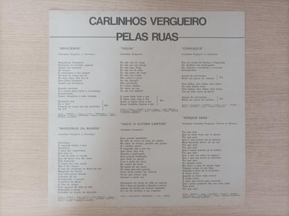 Lp Vinil Carlinhos Vergueiro Pelas Ruas Com Encarte
