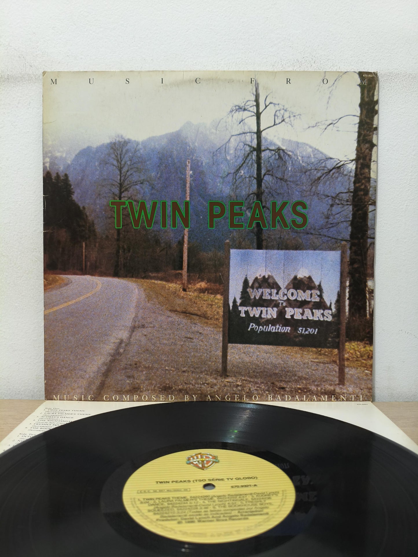 Lp Vinil Angelo Badalamenti Music From Twin Peaks C/ Encarte