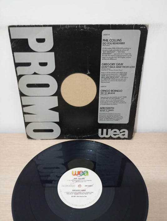 Lp Vinil Promo WEA Phil Collins / Oingo Boingo / Aerosmith
