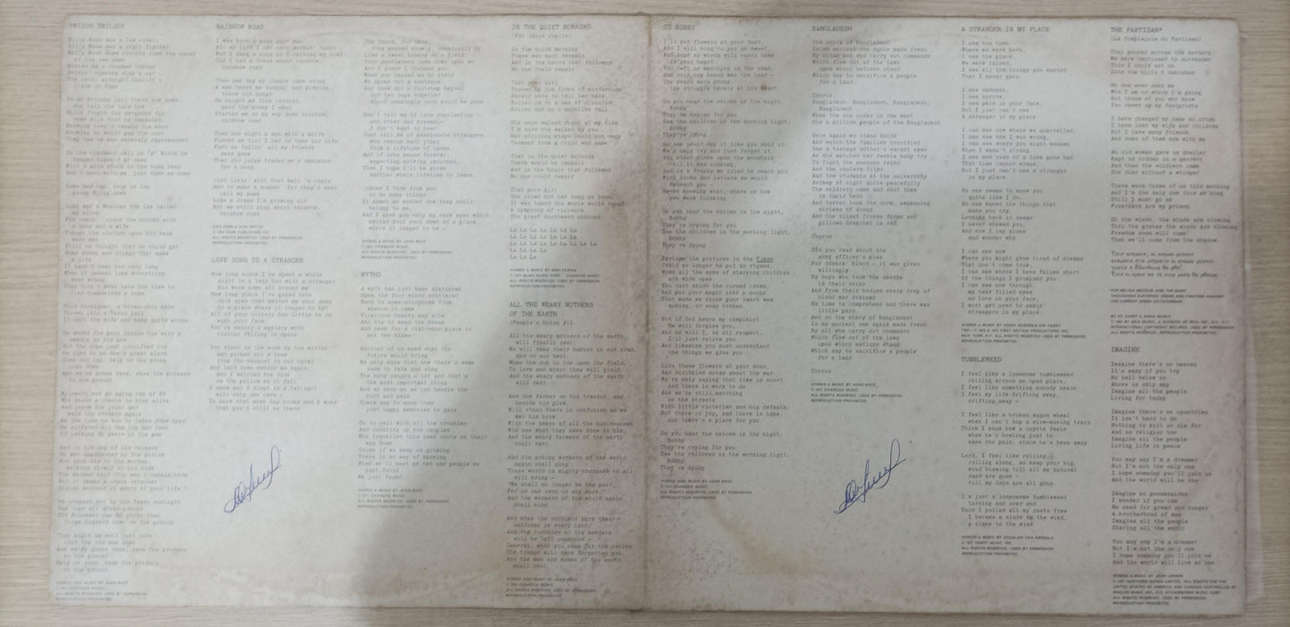Lp Vinil Joan Baez Come From The Shadows Capa Dupla