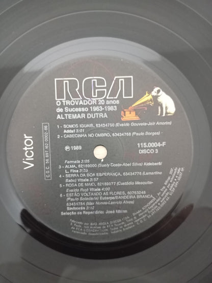 Lp Vinil Box Altemar Dutra Trovador 20 Anos Sucesso 5 LPs