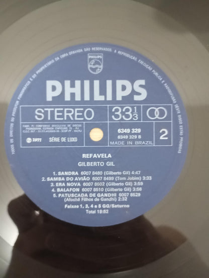 Lp Vinil Gilberto Gil Refavela Capa Dupla