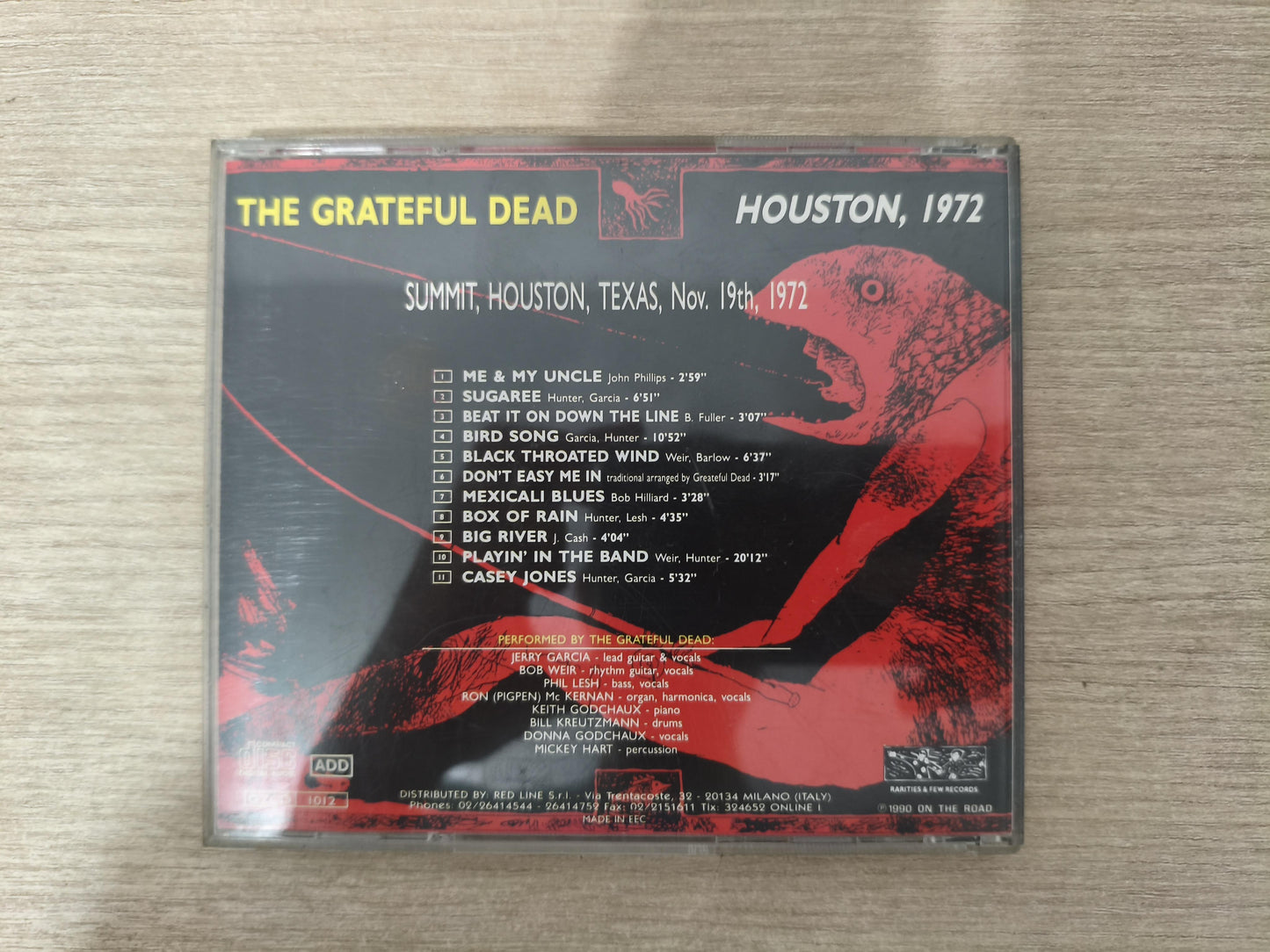 CD The Grateful Dead Houston, 1972 Importado