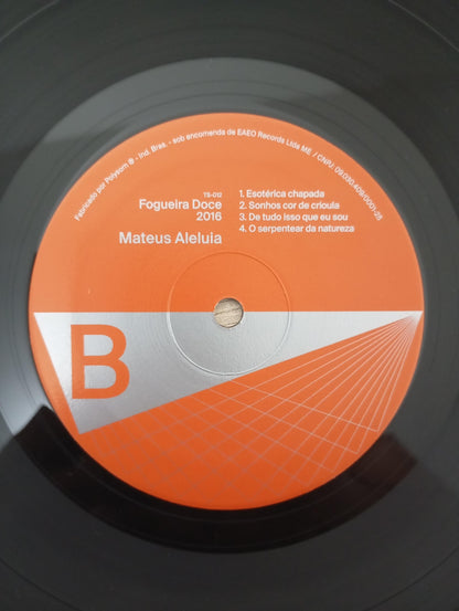 Lp Vinil Mateus Aleluia Fogueira Doce 2019 Com Encarte