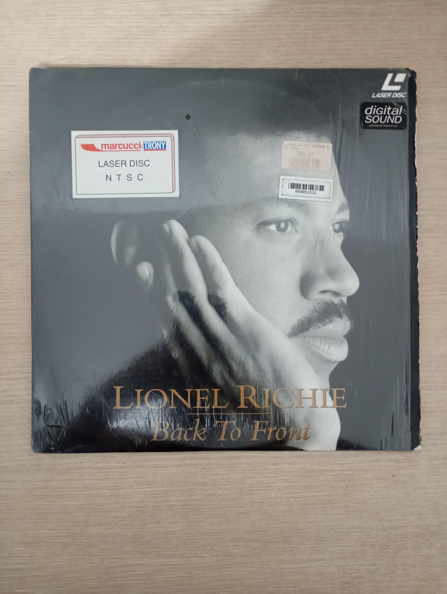 LD LaserDisc Lionel Richie Back To Front Importado