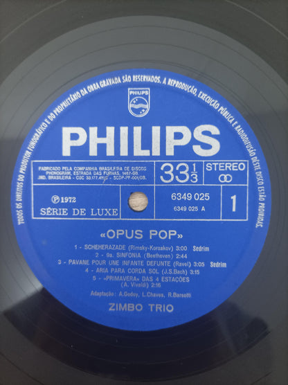 Lp Vinil Zimbo Trio Opus-Pop