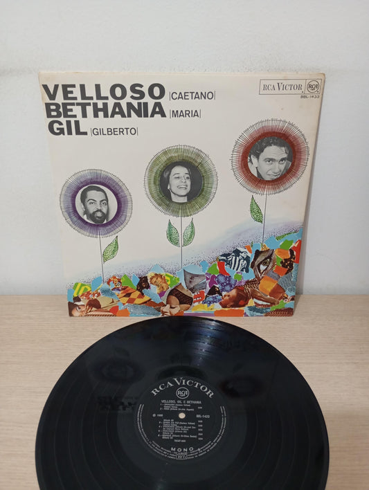 Lp Vinil Velloso Bethania Gil