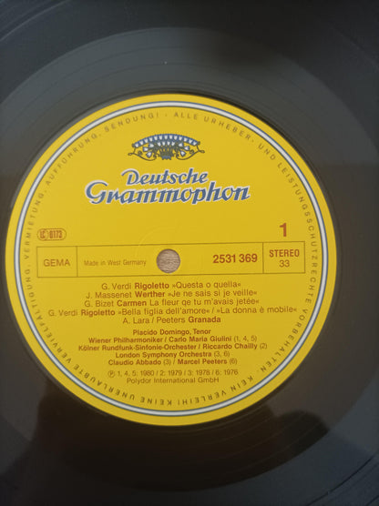 Lp Vinil Placido Domingo Greatest Hits Duplo Importado