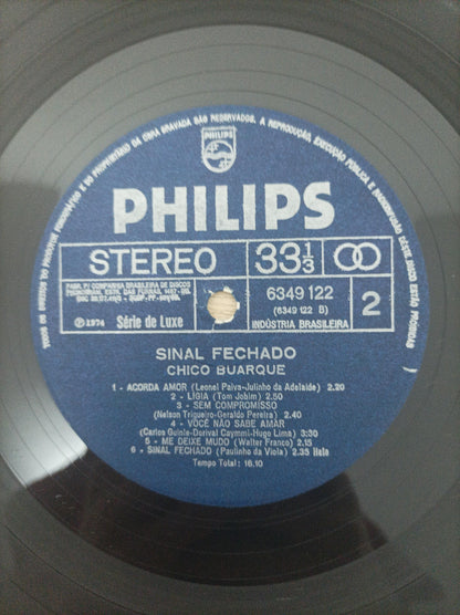 Disco Vinil Sinal Fechado Chico Buarque A