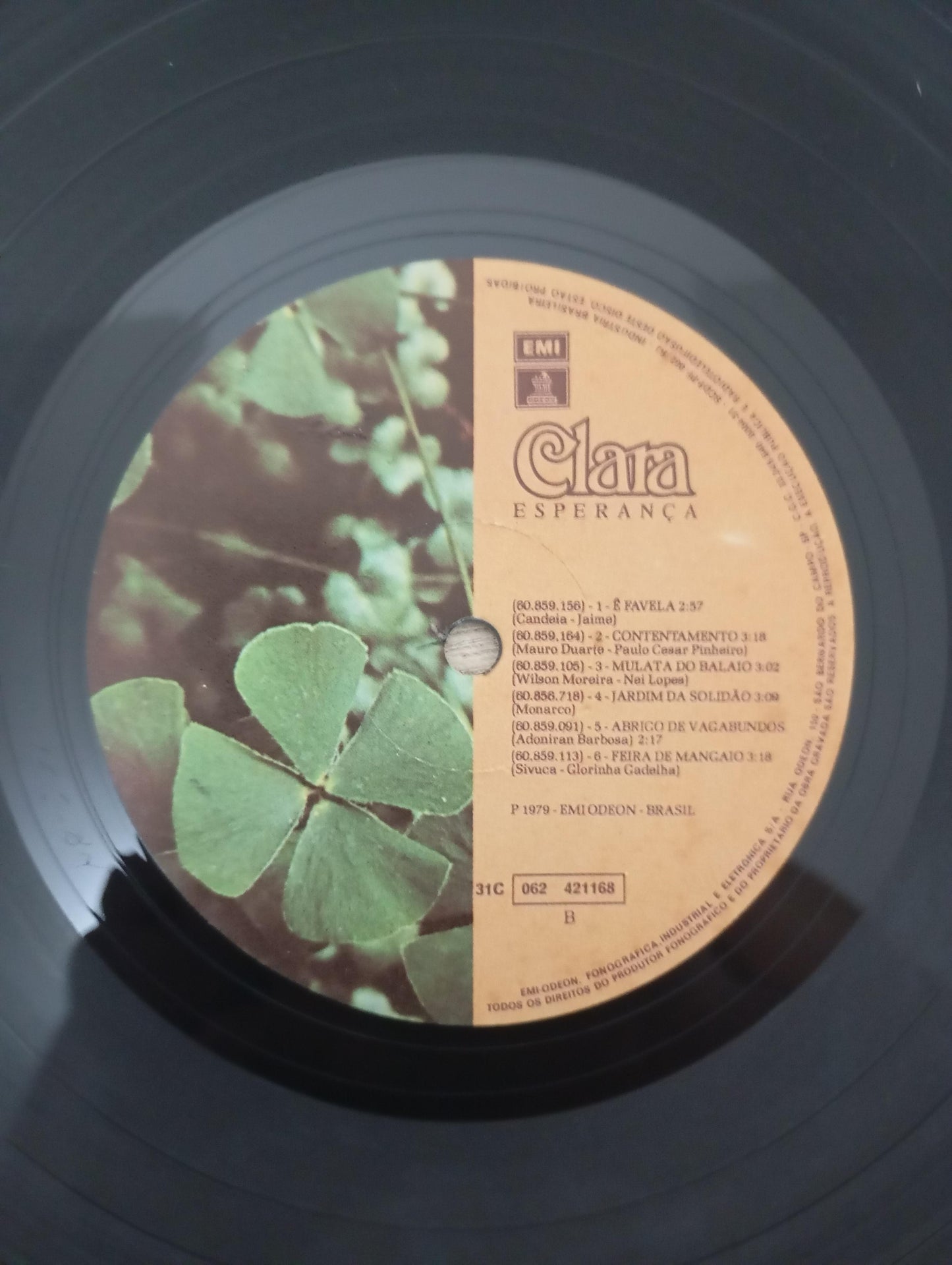 Lp Vinil Clara Nunes Esperança Com Encartes
