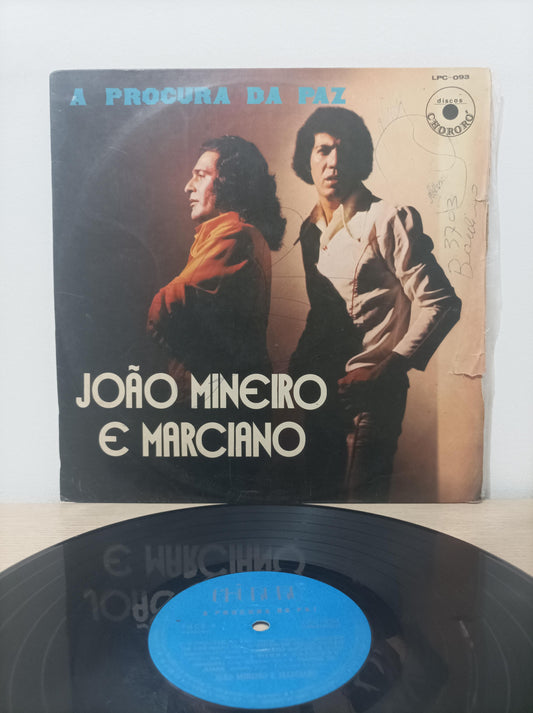 Lp Vinil João Mineiro & Marciano A Procura Da Paz