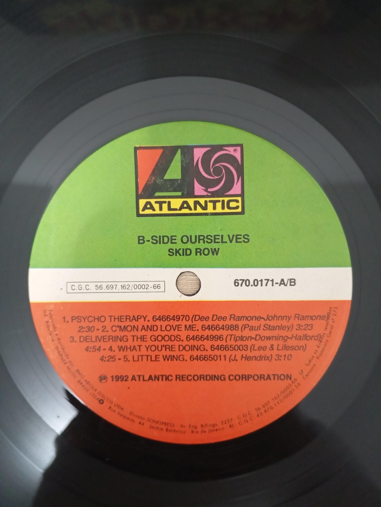 Lp Vinil Skid Row B-Side Ourselves