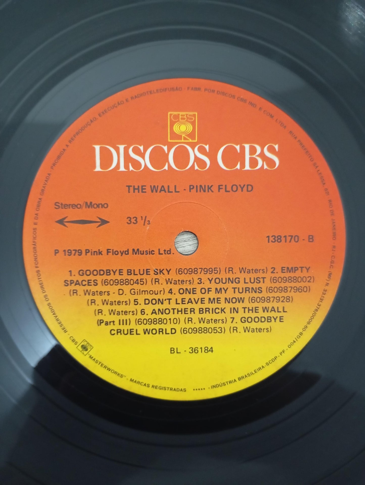 Lp Vinil Pink Floyd The Wall Duplo Com Encartes