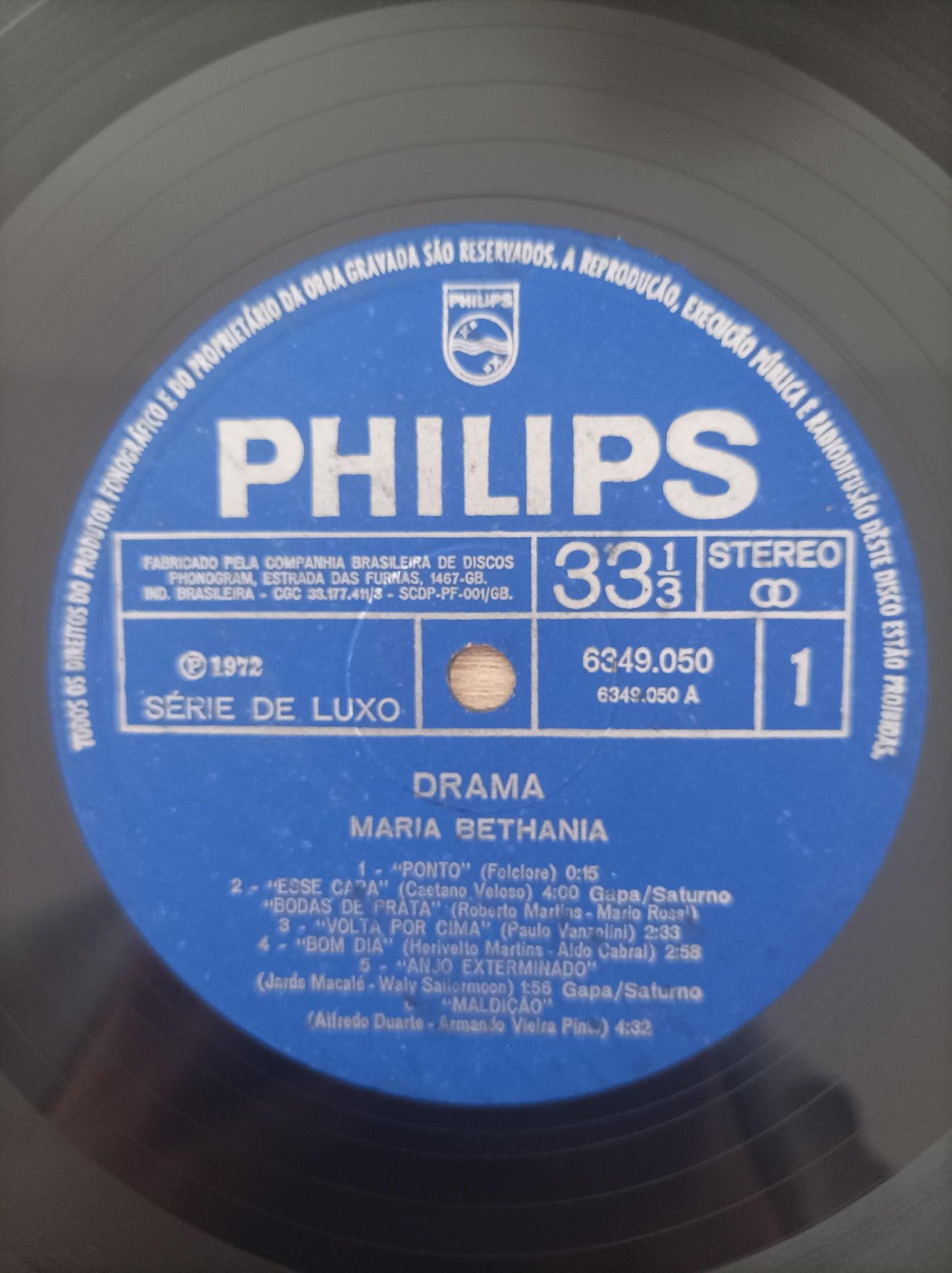 Lp Vinil Maria Bethânia Drama Capa Dupla