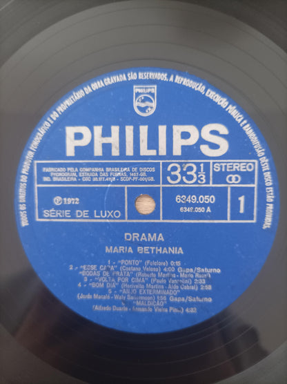 Lp Vinil Maria Bethânia Drama Capa Dupla