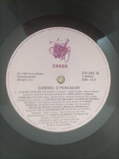 Disco Vinil 1993 Gabriel O Pensador A