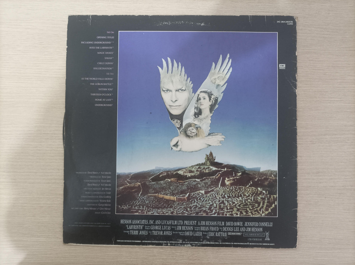 Lp Vinil David Bowie Labyrinth Com Encarte