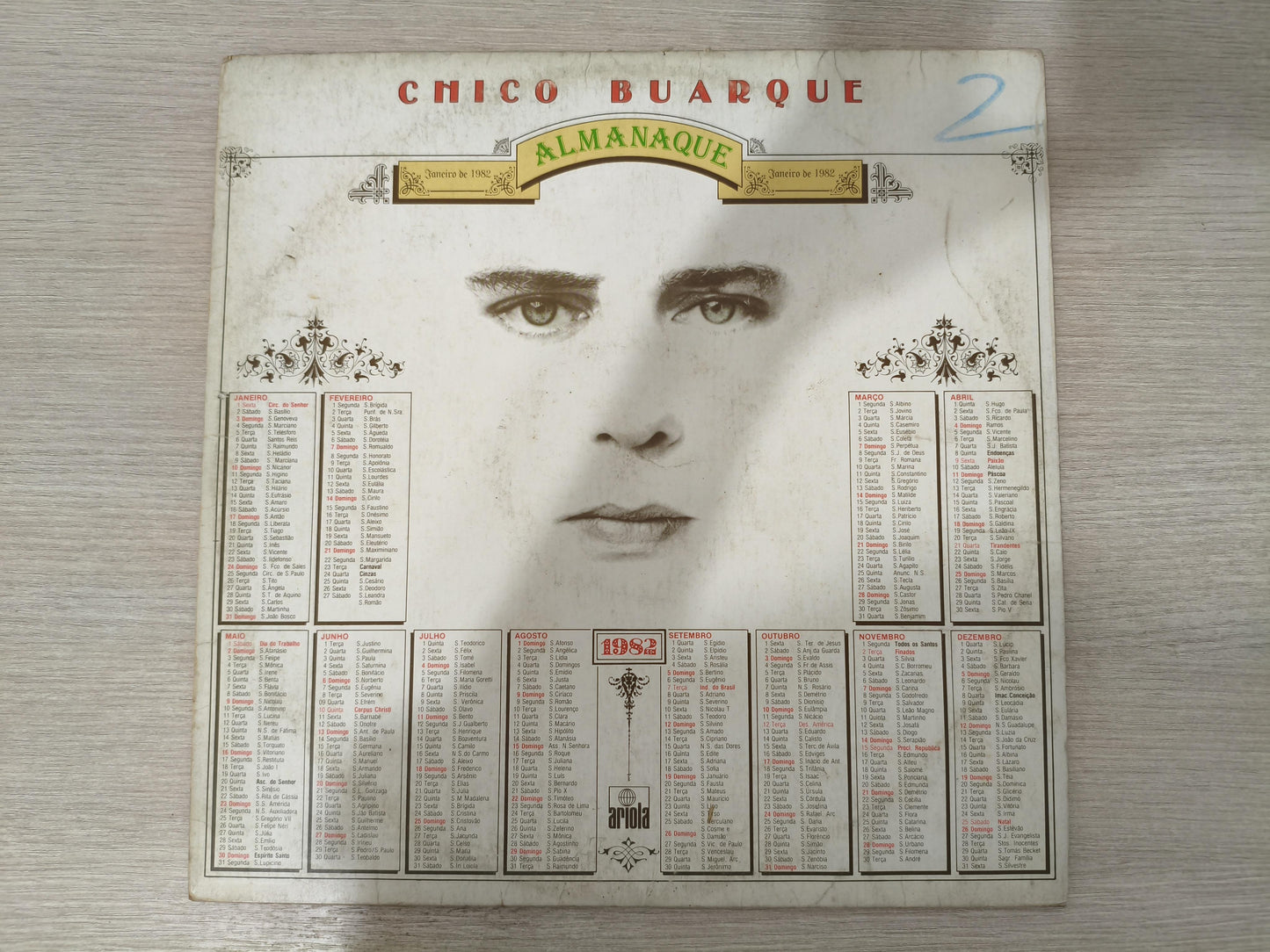 Lp Vinil Chico Buarque Almanaque Com Encarte