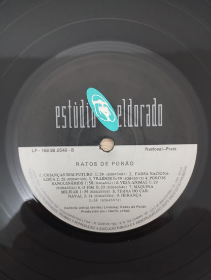 Lp Vinil Ratos De Porão Brasil Com Encarte