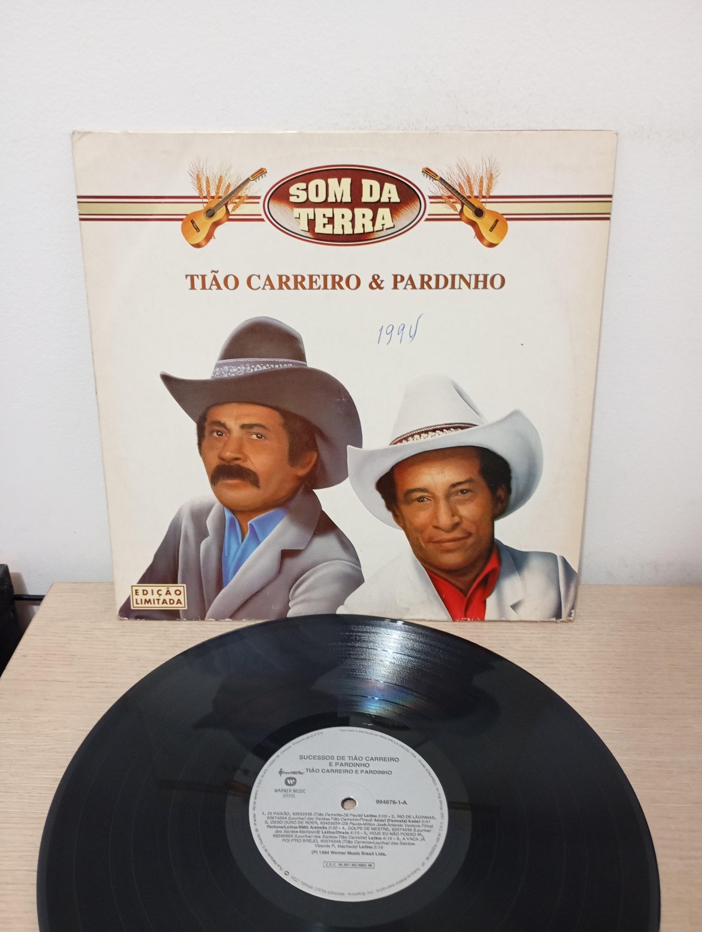 Lp Vinil Tião Carreiro e Pardinho Som da Terra