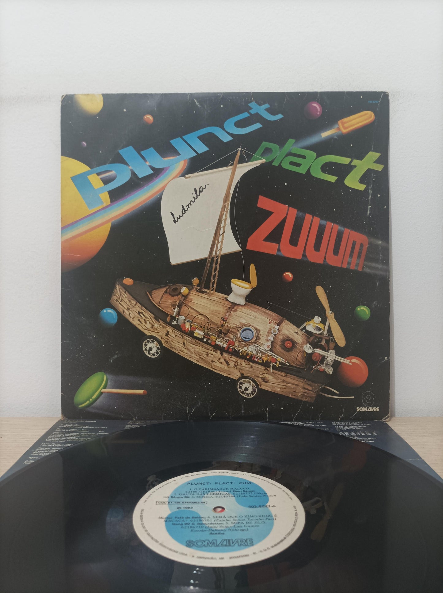 Lp Vinil Plunct Plact Zuuum Com Encarte