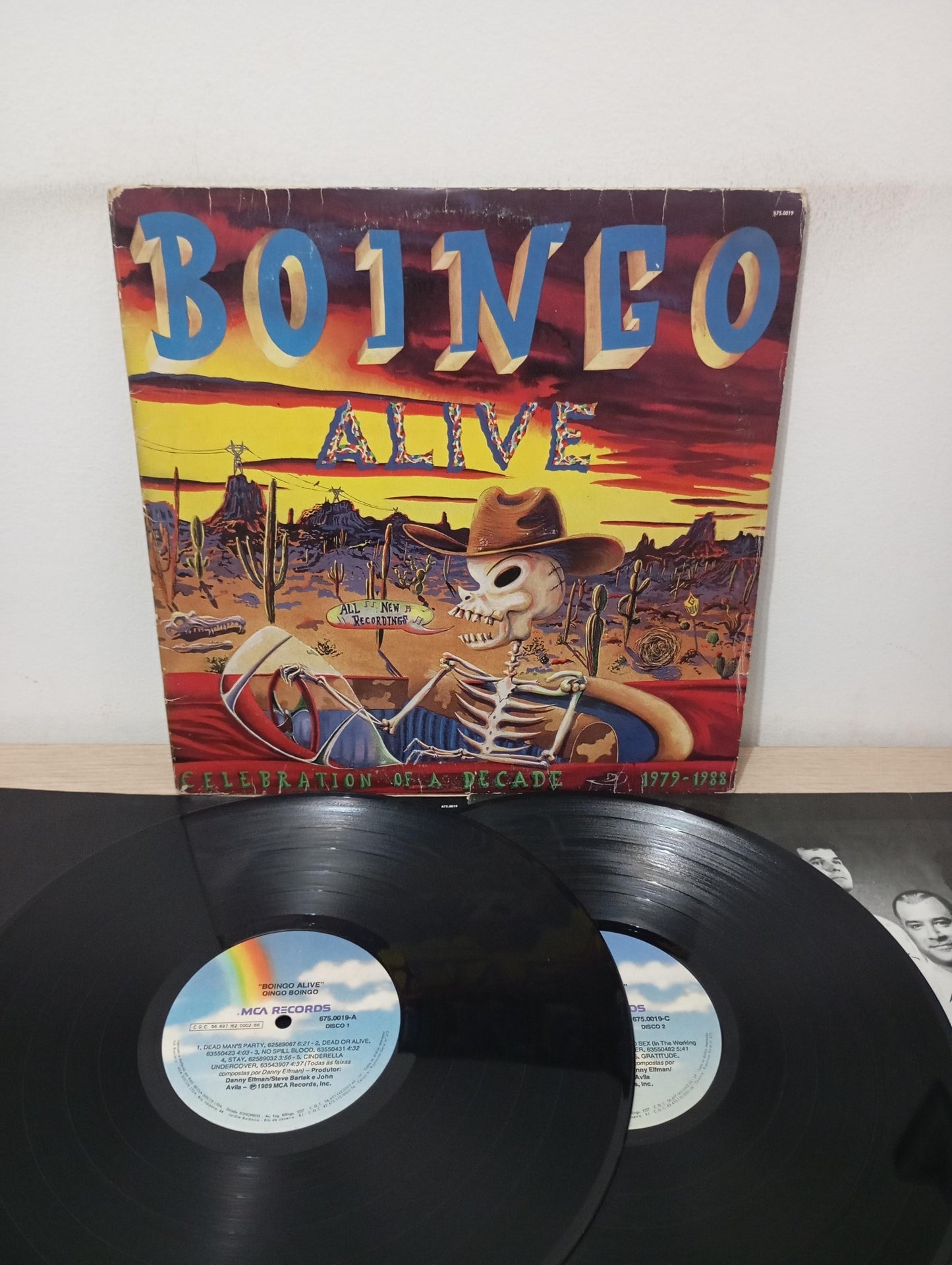 Lp Vinil Oingo Boingo Alive 1979-1988 Duplo Com Encartes