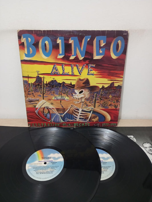 Lp Vinil Oingo Boingo Alive 1979-1988 Duplo Com Encartes