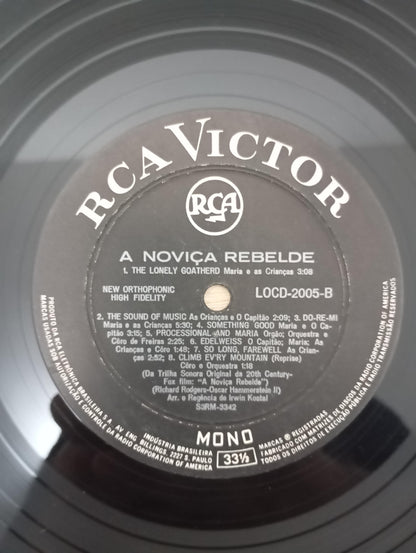 Lp Vinil Rodgers & Hammerstein A Noviça Rebelde