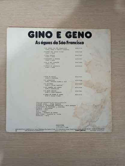 Lp Vinil Gino e Geno As Águas do São Francisco