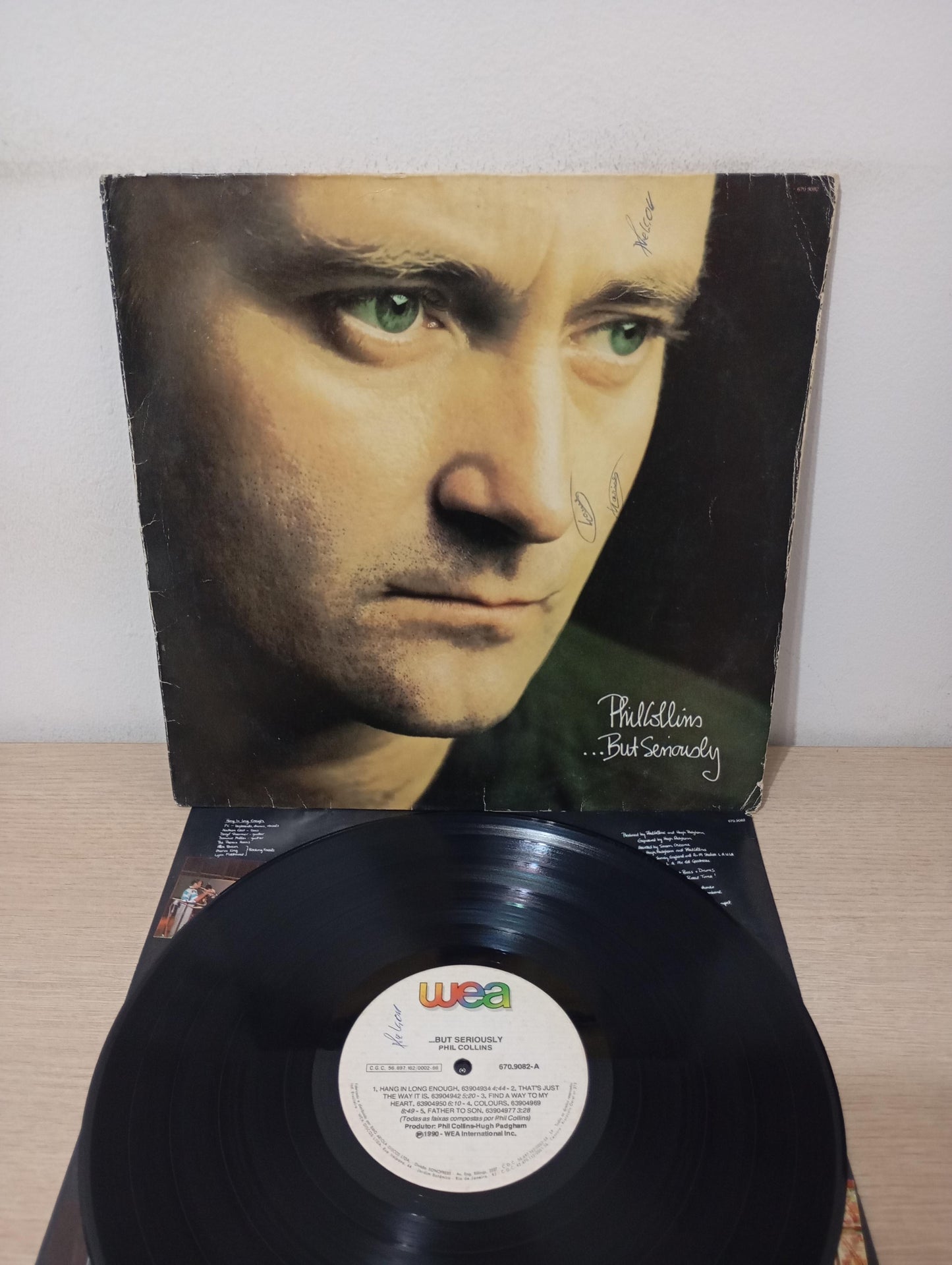 Disco Vinil ...But Seriously Phil Collins Com Encarte A