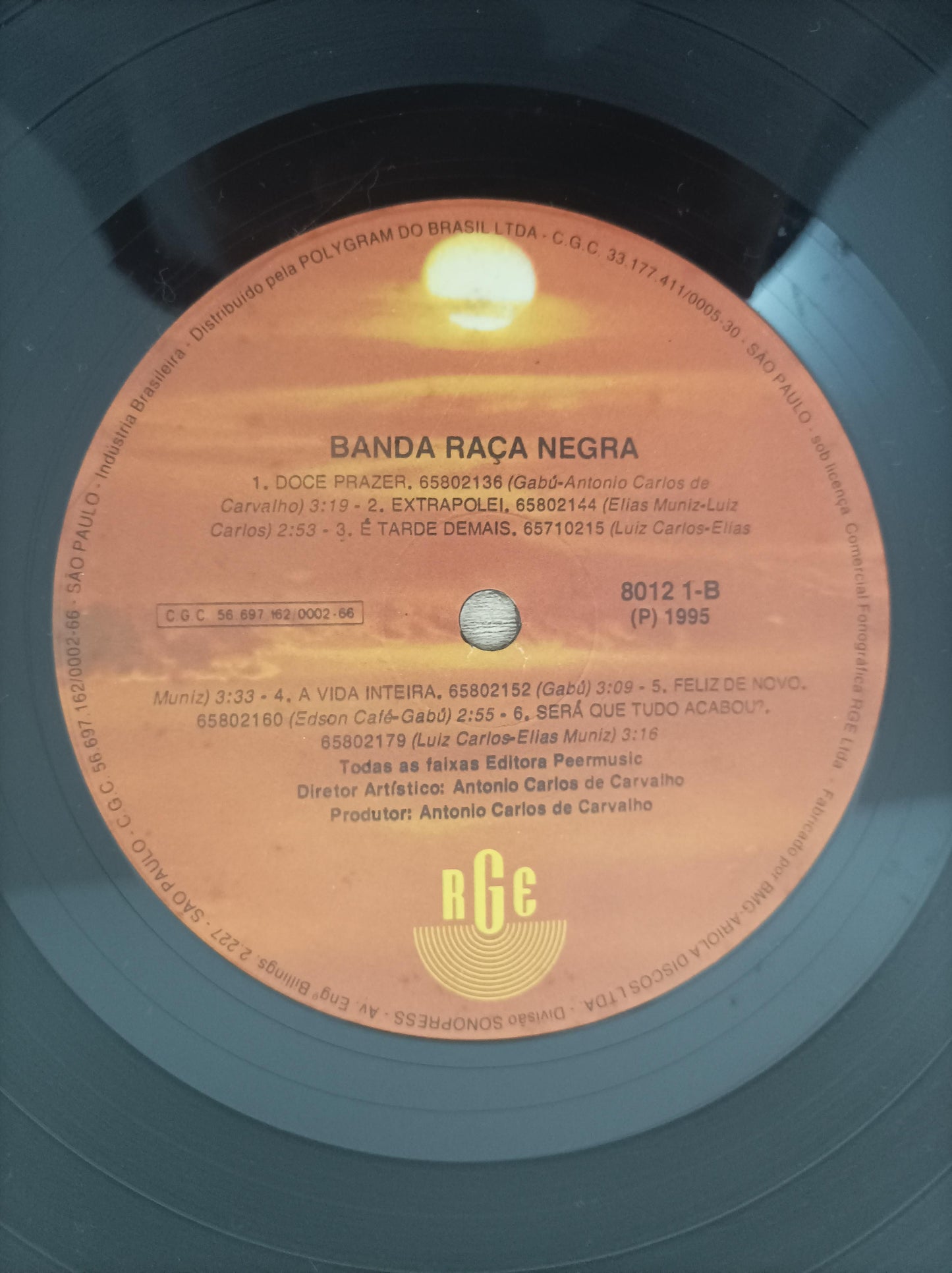 Lp Vinil Raça Negra 1995
