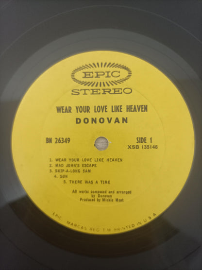 Lp Vinil Donovan Wear Your Love Like Heaven Importado