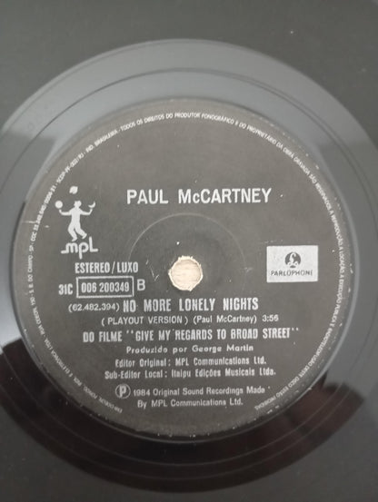 Compacto Vinil Paul McCartney No More Lonely Nights