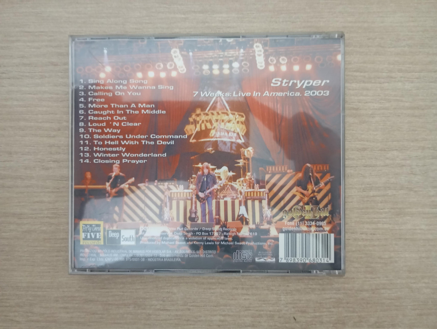 CD Stryper 7 Weeks: Live In America, 2003